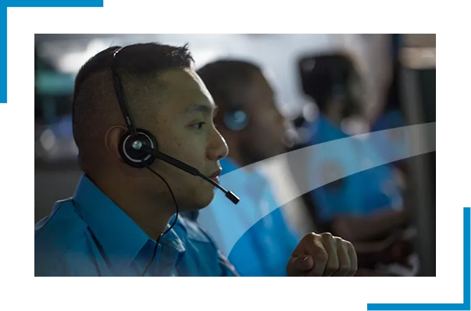 Allied universal security officer in uniform 