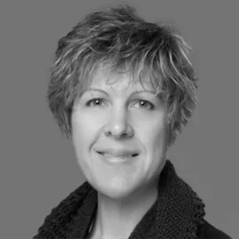 greyscale photo of rachelle loyear